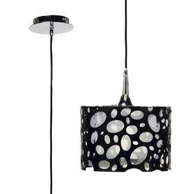 M1353  Lupin Pendant 1 Light Gloss Black